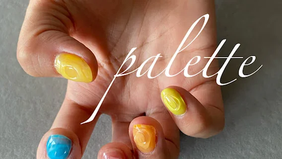 Photo シンプルネイルが人気の個室サロン palette -private nail salon-